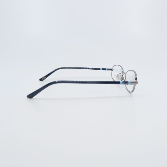 Polo Ralph Lauren 8030 103 Silver Metal/Navy Rectangle Kids New Eyeglasses. - Picture 6 of 11